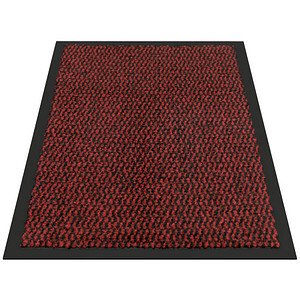 WESEMEYER Fußmatte Stanton rot 90,0 x 150,0 cm