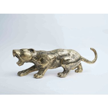 Bronze Tiger Figur Skulptur, Tiger, Tier