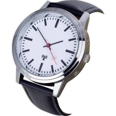 EUROTIME Funk Armbanduhr 62528 (Ø x H) 40mm x 11mm Edelstahl Gehäusematerial=Metall