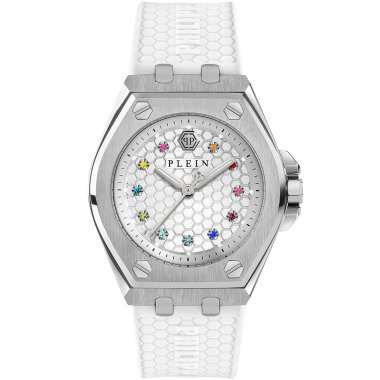 Luxusuhr in Weiß & Philipp Plein PWJAA0122 Damen-Armbanduhr Plein Extreme Lady Weiß