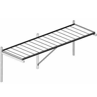 Tischgestell für KGT Gewächshäuser-Santini Typ II