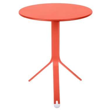 Design Bartisch Rund & Fermob Rest´O Tisch rund 45 Capucine matt