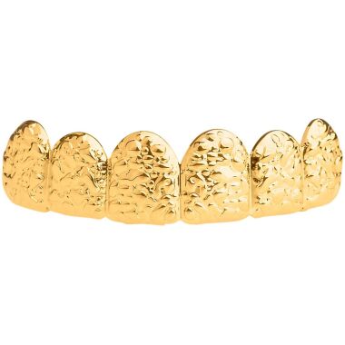 One size fits all Top Grillz NUGGET gold