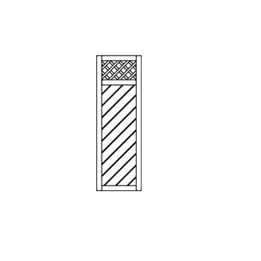 OSMO Blende/Gitter Skagen UV-Schutz 59x178cm