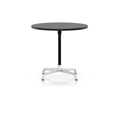 Runder Tisch aus Eiche & Vitra Eames Contract Table rund ∅70cm, Furnier