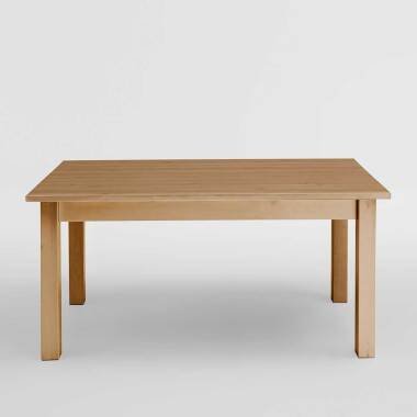 Massivholz-Tisch & Massivholztisch aus Kiefer gebeizt und geölt verlängerbar