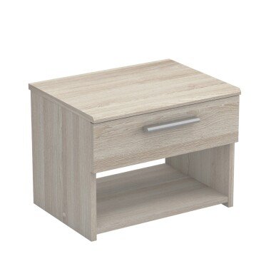 Nachttisch 1 Schublade L42,5 cm - Dekor Helles Holz