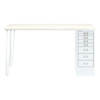 Schreibtisch »MultiRange« weiße Platte mit