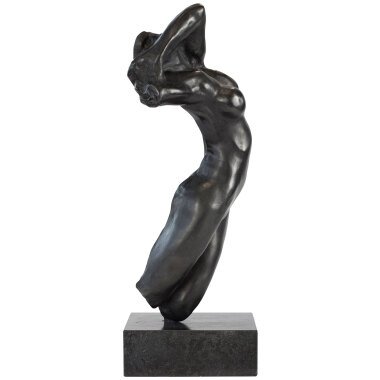 Auguste Rodin: Skulptur 'Torso der Adele' (Originalgröße), Version in Bronze