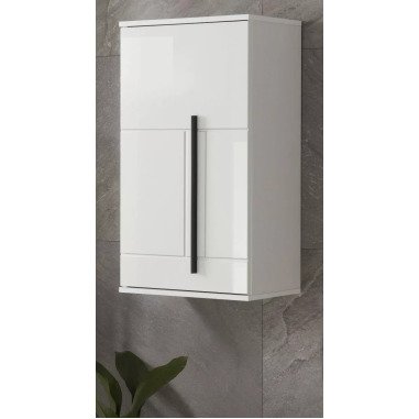 Badezimmer Hängeschrank Design-D in Hochglanz