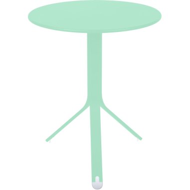 Design Bartisch Rund & Fermob Rest´O Tisch rund 83 Opalgrün