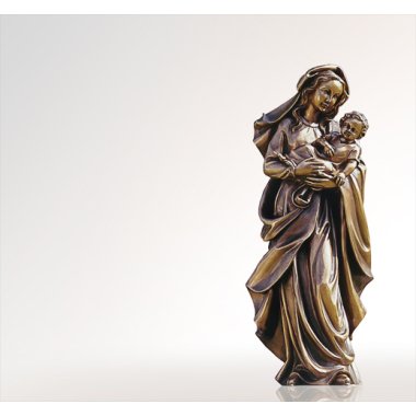 Grabfigur Heilige Madonna aus Bronze