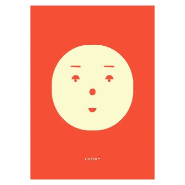 Paper Collective Cheeky Feeling Poster 30 x 40cm
