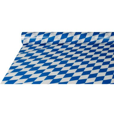 PAPSTAR Tischdecke Bayrisch Blau, 20 m; 100x2000 cm (BxL); blau; rechteckig; 6 S