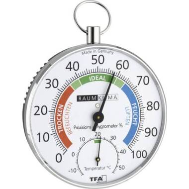 TFA Dostmann 45.2027 Thermo-/Hygrometer Silber