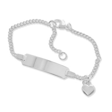 Armband Baby 925 Sterling Silber Namensgravur Personalisiertes Id Armband