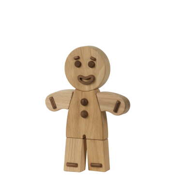 boyhood Gingerbread Man Holzfigur, small, Eiche natur