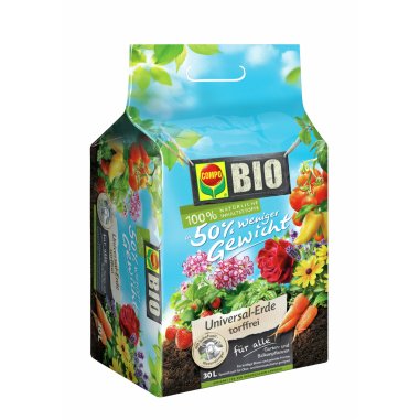 Compo Bio Universal-Blumenerde torffrei BIO 30 L