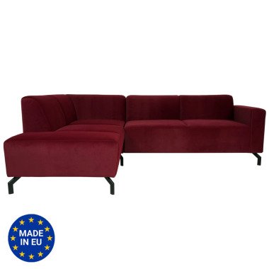 Ecksofa MCW-J60, Couch Sofa mit Ottomane