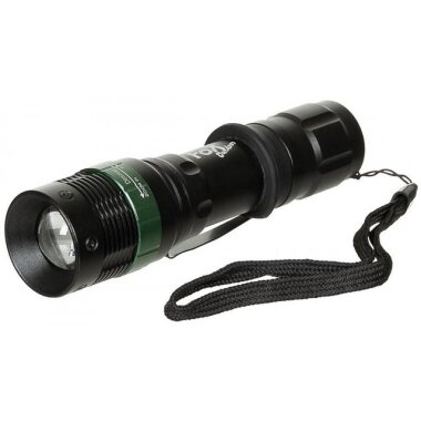 FoxOutdoor LED Taschenlampe 26371 - Stablampe Tactical - schwarz