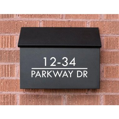 Hausnummern Aufkleber Mailbox Adressschild