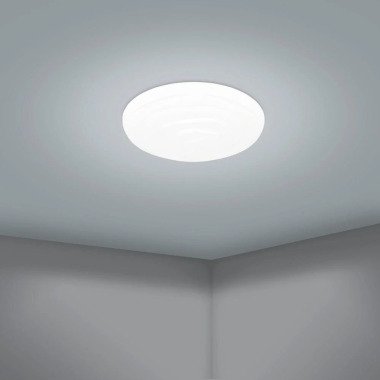 LED Deckenleuchte Battistona in Weiß 20,8W 2500lm