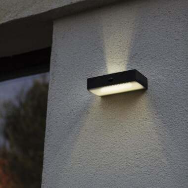 Lutec led Solar Wandleuchte fadi Up and Down