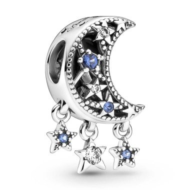 Pandora 799643C01 Silber Charm Mondsichel & Sterne