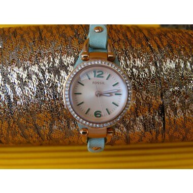 Armbanduhren & Fossil Damen Uhr Armbanduhr Leder Armband Schmucksteine