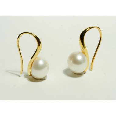 Designerschmuck mit Perlen & Perlen Ohrringe Gold