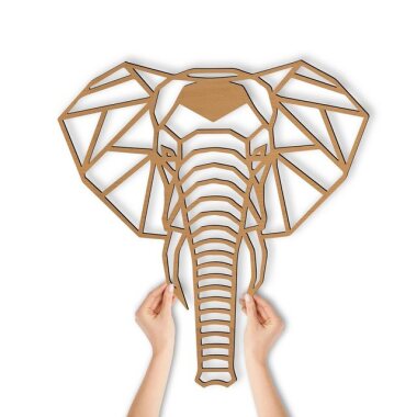 Namofactur LED Wandleuchte Elefant Dekoobjekt
