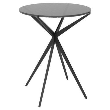 Runder Tisch in Grau & JOOP! Beistelltisch rund H 52 cm KORNBLUME Parsolglas