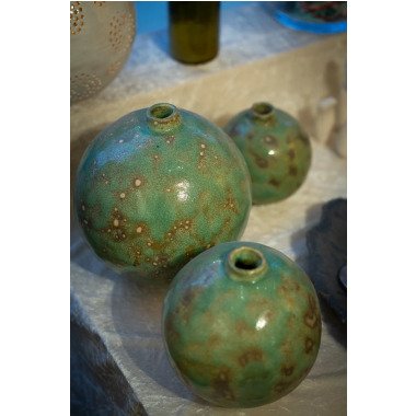 Vase Keramik Grün