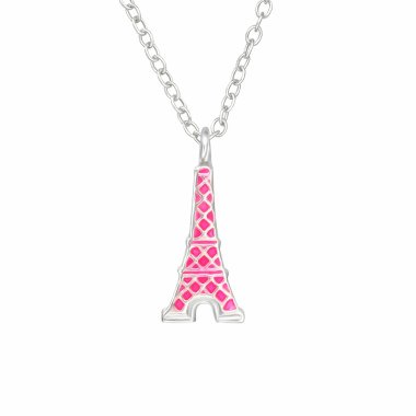 Eiffelturm Halskette aus 925 Silber