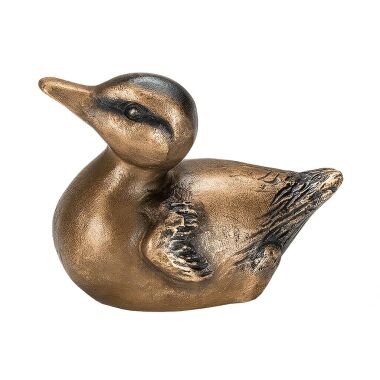 Entenküken Figur aus Bronze für den Garten Entenküken