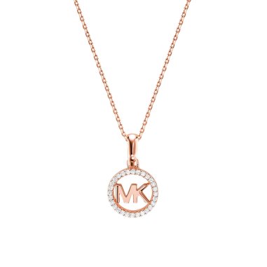 Michael Kors Custom Halskette Silber Rose