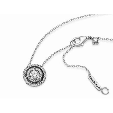 Pandora Silber 399414C01-45 Funkelnde Collier-Halskette