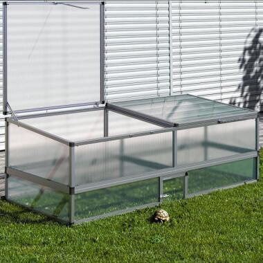 Frühbeet-Hochbeet & Schildkröten- Unterbau für Frühbeet 210, 91cm x