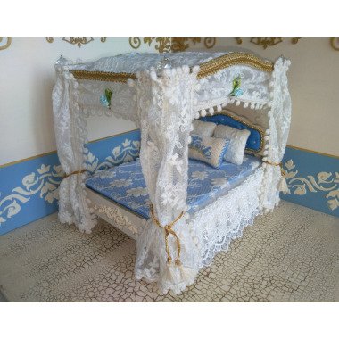 Miniatur Baldachin Bett Schlafzimmer Möbel