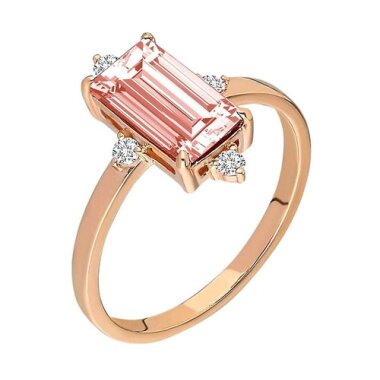 Pink Turmalin Diamant Ring Rotgold 585