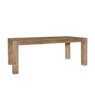 Tisch aus Teak Recyclingholz rustikalen Landhausstil