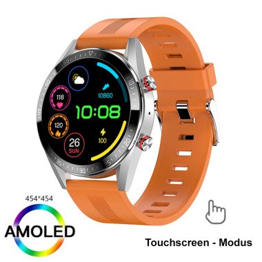TPFNet Smart Watch / Fitness Tracker IP67 Silikon Armband Android & IOS ve