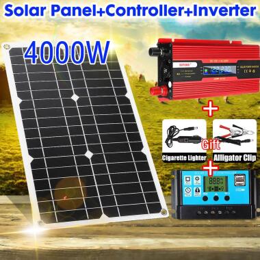 4000 W Solarstromanlage 20 W Solarpanel Batterieladegerät