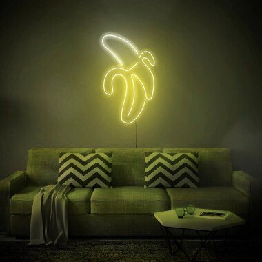 Banana Led Neon Schild Light Room Interior