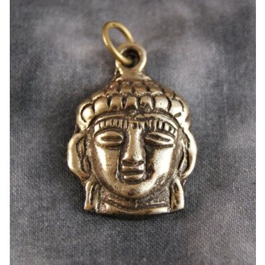 Buddha Amulett ~ Messing Nepal Tibet | 1015