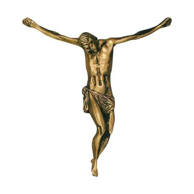 Christuskorpus als Bronzeguss zum Aufhängen Schmiedearbeit Christus Morte