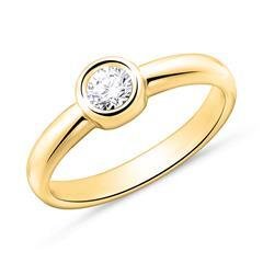 Diamant-Verlobungsring aus Gold & Verlobungsring aus 14-karätigem Gold