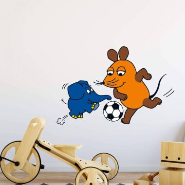 Die Maus Kinder Wandtattoo Die Fußball Maus