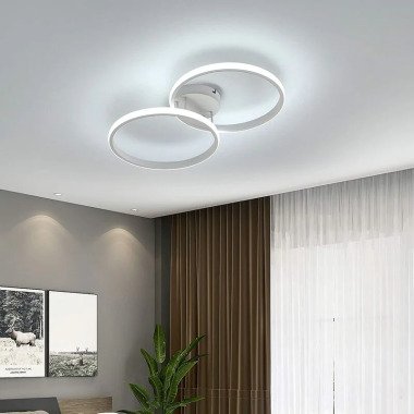 Goeco LED-Deckenleuchte, moderne Deckenlampe