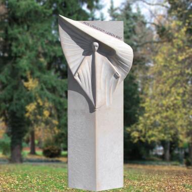 Grabstein Urnengrab modern Engel Gestaltung Angelico